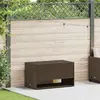 Image de vidaXL Coffre à coussins d'extérieur marron 100x55x55,5 cm polyrotin