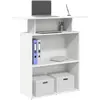 Image de VIDAXL Bureau de réception - Blanc