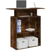 Image de Vidaxl Bureau de réception - Chêne fumé