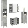 Image de VIDAXL Ensemble de meubles de salle de bain 4 pcs - Gris Béton
