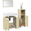 Image de vidaXL Ensemble Meubles Salle de Bain 3 pcs Chêne Sonoma