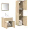 Image de vidaXL Ensemble de meubles de salle de bain - Chêne sonoma
