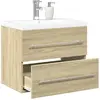 Image de vidaXL Ensemble meubles salle de bain - Chêne Sonoma