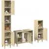 Image de vidaXL Ensemble de meubles de salle de bain 3 pcs - Chêne sonoma