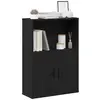 Image de VidaXL Bibliothèque chêne noir 60x24x85 cm