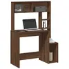 Image de Bureau et étagères chêne marron 100x45x140 cm