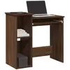 Image de VIDAXL Bureau avec étagères - Chêne marron 84x40x78 cm
