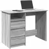 Image de VIDAXL Bureau Sonoma - Gris