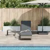 Image de Chaise longue VidaXL - Gris