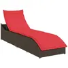 Image de Chaise longue VidaXL - Marron