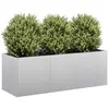 Image de vidaXL Jardinière 120x40x40 cm acier galvanisé