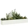 Image de vidaXL Jardinière Blanc 280 x 40 x 40 cm