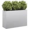 Image de vidaXL Jardinière Acier galvanisé 120x40x80 cm
