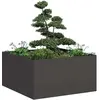 Image de vidaXL Jardinière 80x80x40 cm - Noir