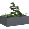 Image de vidaXL Jardinière acier - 120x80x40 cm - Anthracite