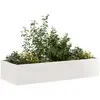 Image de vidaXL Jardinière 200x80x40 cm - Acier Inoxydable
