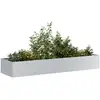 Image de vidaXL Jardinière 280x80x40 cm - Galvanisé
