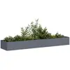 Image de vidaXL Jardinière acier - 360x80x40 cm - Anthracite
