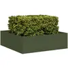 Image de vidaXL Jardinière 100x100x30 cm - Vert olive