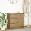 Image de Vidaxl Buffet avec tiroir - Chêne artisanal