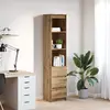 Image de Vidaxl Buffet haut - Chêne artisanal