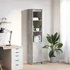 Image de VidaXL Buffet haut - Gris béton