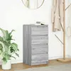 Image de Vidaxl Buffet Sonoma Gris 37,5x35x76 cm