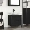 Image de Meuble Lavabo VidaXL - Chêne Noir