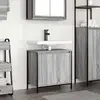 Image de Meuble de salle de bain Vidaxl - Lavabo intégré