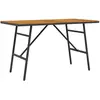 Image de vidaXL Table de salle à manger / Table de repas Marron