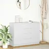 Image de Vidaxl Buffet avec tiroirs 100,5 cm - Blanc