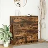 Image de Vidaxl Buffet 100x35x99 cm - Chêne Fumé