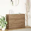 Image de Vidaxl Buffet 100x35x76 cm - Chêne Artisanal