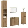 Image de VidaXL Ensemble meubles salle de bain 4 pcs - Bois d'ingénierie