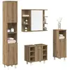 Image de vidaXL Meubles salle de bain 4 pcs bois d'ingénierie