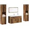 Image de VidaXL Ensemble meuble salle de bain 4 pcs - Vieux Bois