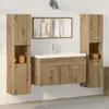 Image de VidaXL Ensemble meubles salle de bain 4 pcs - Bois d'ingénierie