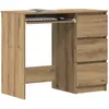 Image de vidaXL Bureau - Chêne artisanal