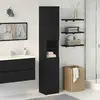 Image de vidaXL Armoire de salle de bain Chêne noir 32 x 34 x 188,5 cm