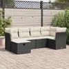 Image de VIDAXL Salon de jardin 6 pcs noir