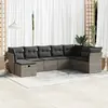 Image de vidaXL Salon de jardin 8 pcs - Gris