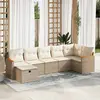 Image de VIDAXL Salon de jardin 7 pcs avec coussins - Beige