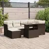 Image de vidaXL Salon de jardin 7 pièces avec coussins