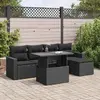 Image de VIDA XL Salon de jardin 6 pcs avec coussins