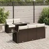 Image de VIDAXL Salon de jardin - 6 pcs - Marron
