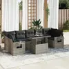 Image de VIDAXL Salon de jardin 8 pcs gris