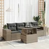 Image de vidaXL Salon de jardin 5 pcs - Gris