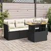 Image de VIDAXL Salon de jardin - Noir
