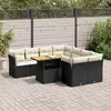 Image de VIDAXL Salon de jardin 9 pcs - Noir résine tressée