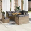 Image de Salon de jardin vidaXL 9 pièces - Beige